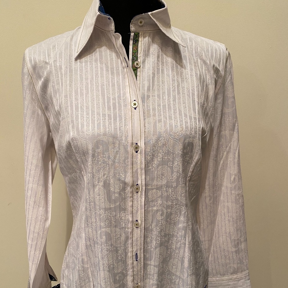 Elegant White Button Down Shirt